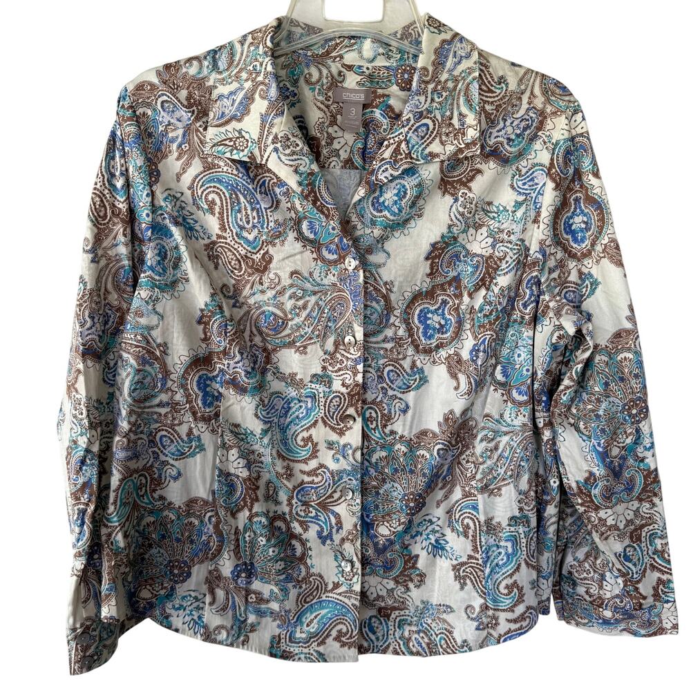 Paisley Print Women's Blouse